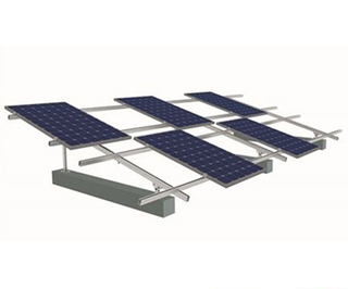 Solar Power Product Solar Panel Flat Roof Mount System Solar Mounting Steel C Type Profile