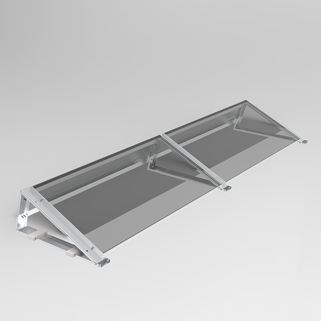 Sol&aacute;rny syst&eacute;m na mont&aacute;ž predradn&iacute;ka na ploch&uacute; strechu