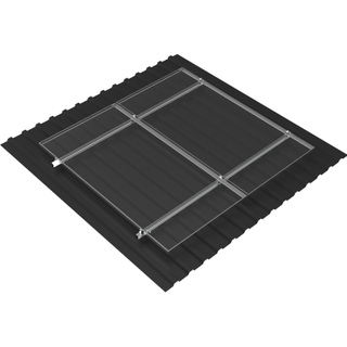 Sistema de montaje solar para techo de metal (pies en L / pies en T)