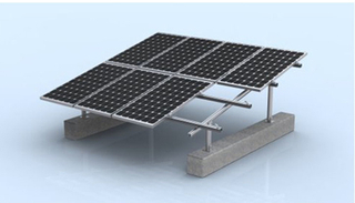 Galvanized Steel C Channel Bracket For Flat Roof Solar Panel Mounting System